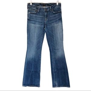 Citizens Of Humanity Blue Boot Cut Jeans
